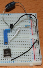 Breadboarded Piece oscillator