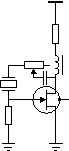Schematic diagram of a Pierce oscillator