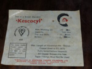 Kescocyl hot water cylinders